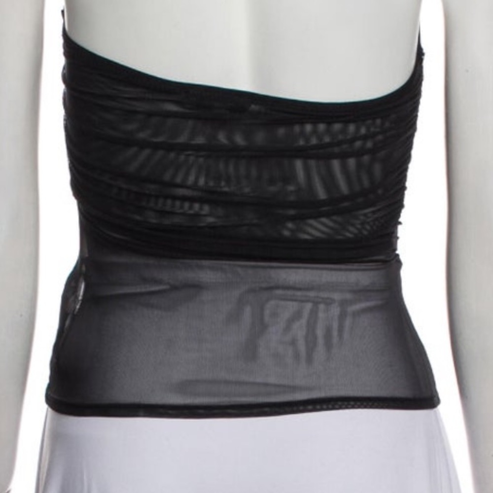 Black Mesh Top - Picture 2 of 3